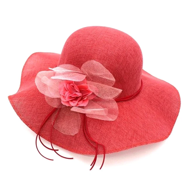 Hat Drag Linen (Red)