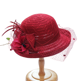 Hat Queen Divinna (Wine Red)