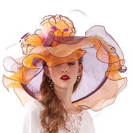 Hat Queen Indirha (Orange)