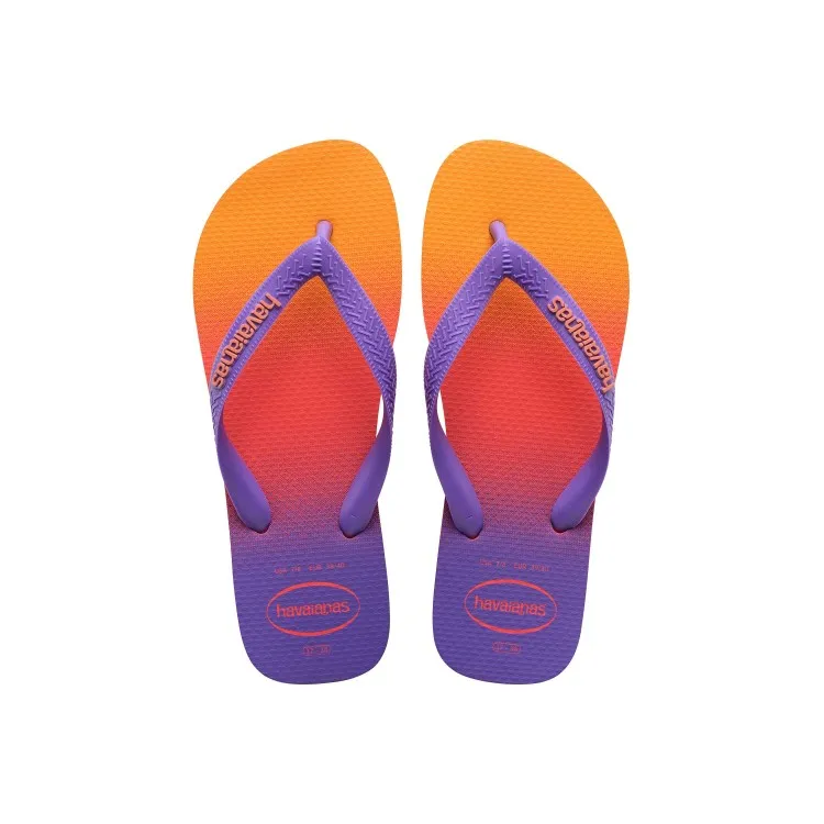 Havaianas 4137258  Top Fashion Fc Infradito Donna Arancio Viola