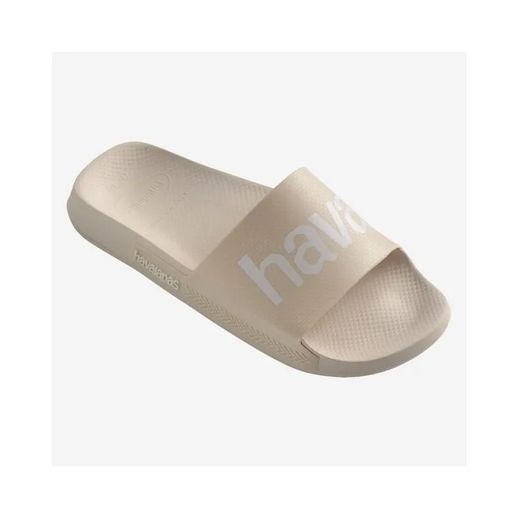 Havaianas Slide Classic Logomania  4148124 Ciabatte a Fascia Beige