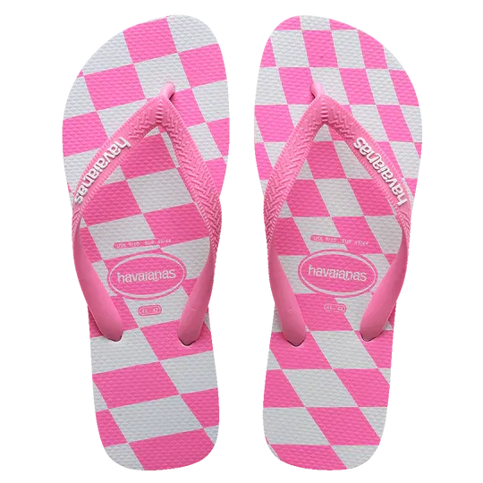 Havaianas Top Distorded Check - Pink Lemonade