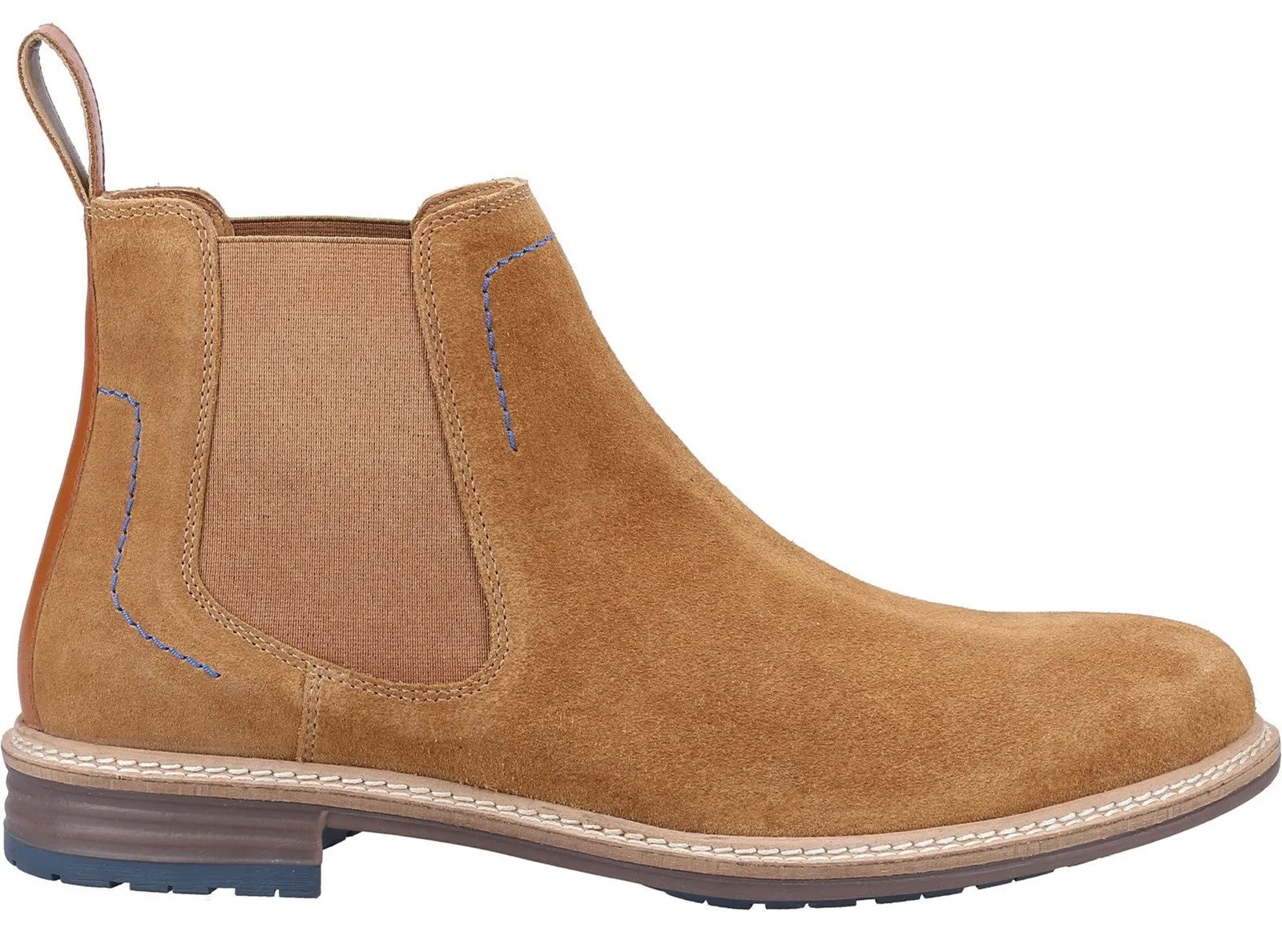 Hush Puppies Justin Mens Suede Leather Chelsea Boot