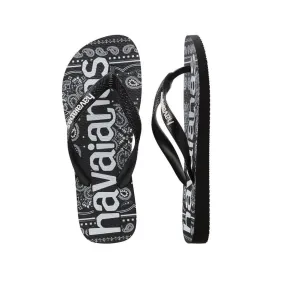 Infradito Havaianas Uomo Top Logomania Fashion Black Ciabatte in gomma mare piscina E2023