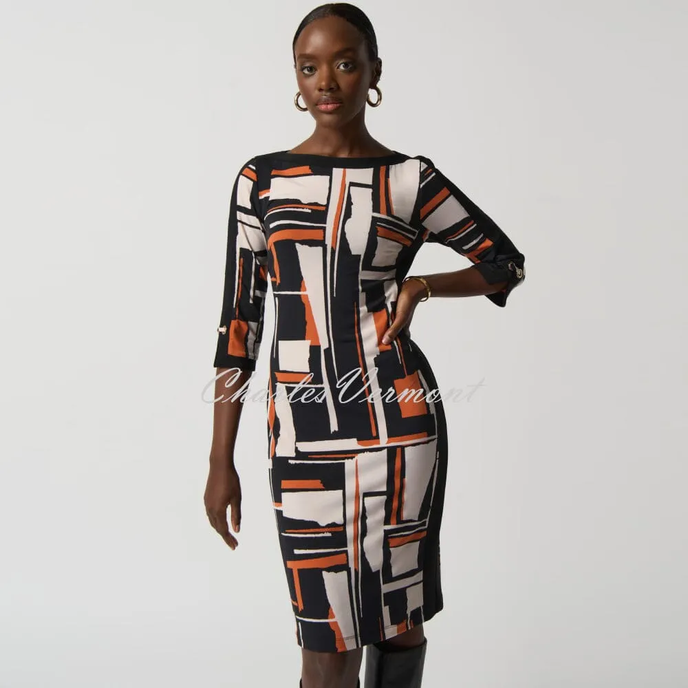 Joseph Ribkoff Geometric Print Dress - Style 233173