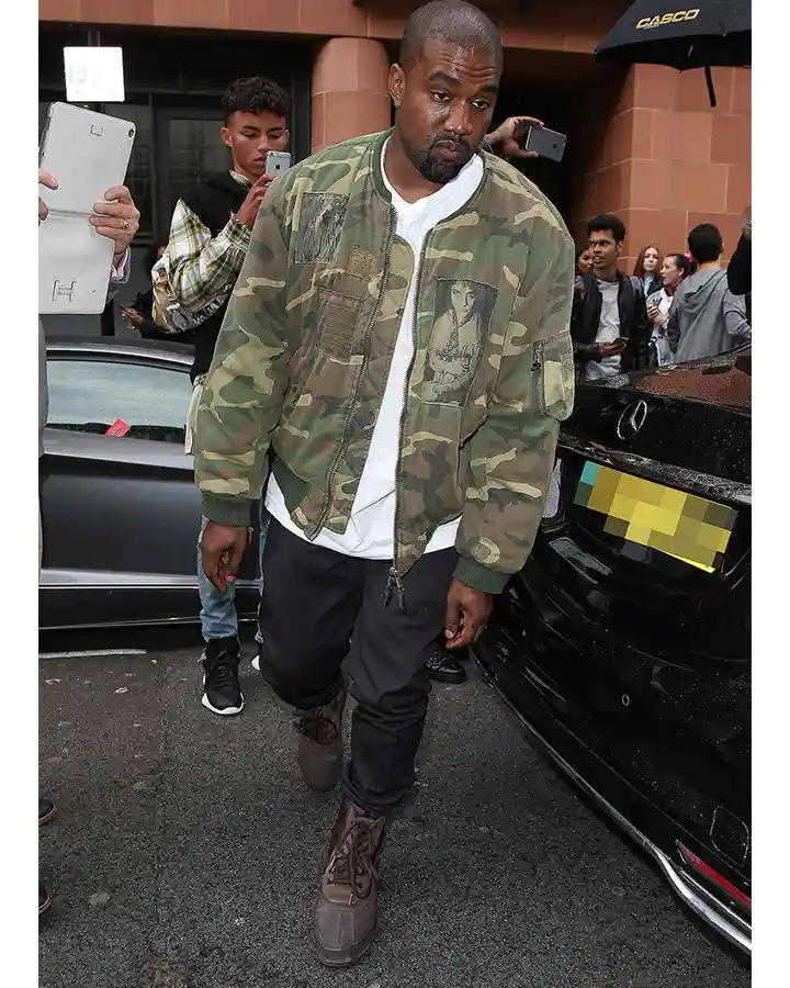 Kanye West Camo Jacket For Sale - William Jacket