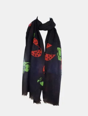 Ladybug Design Scarf