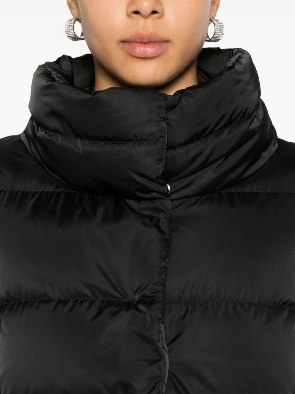 LAYERED DOWN JACKET