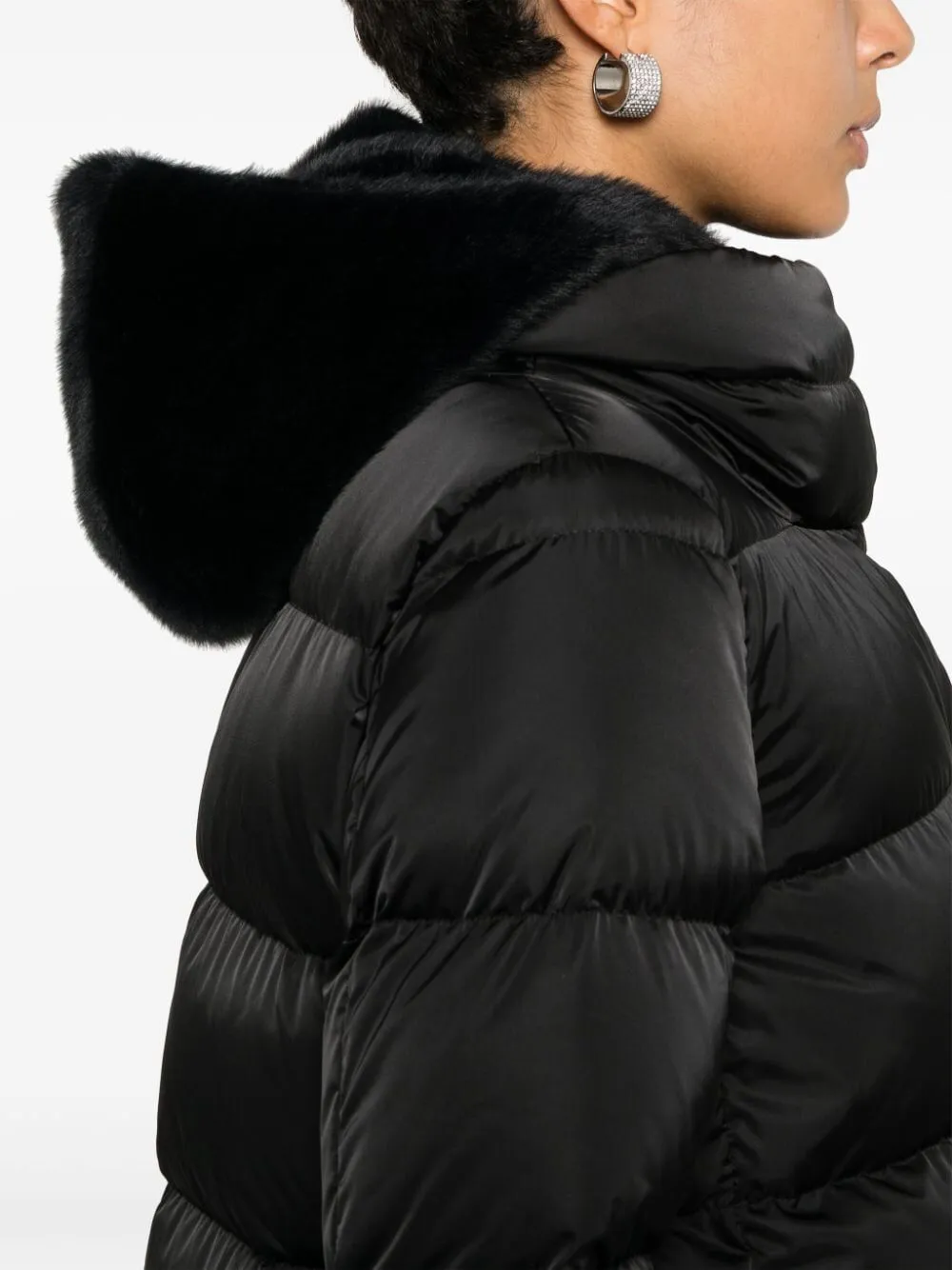 LAYERED DOWN JACKET