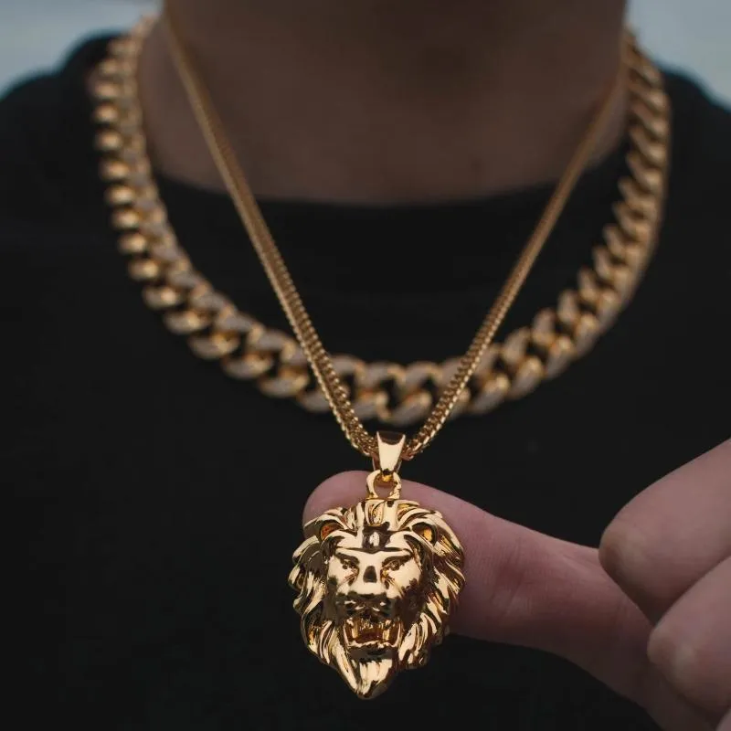 Lion Head Necklace