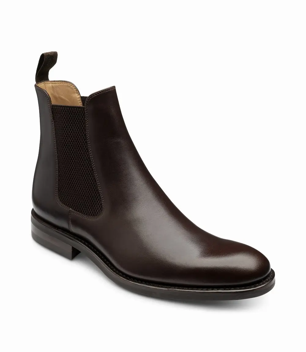 LOAKE - BUSCOT Premium Chelsea boot - Dark Brown Calf