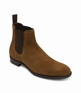 LOAKE - Coppergate Chelsea boot - Tobacco Suede