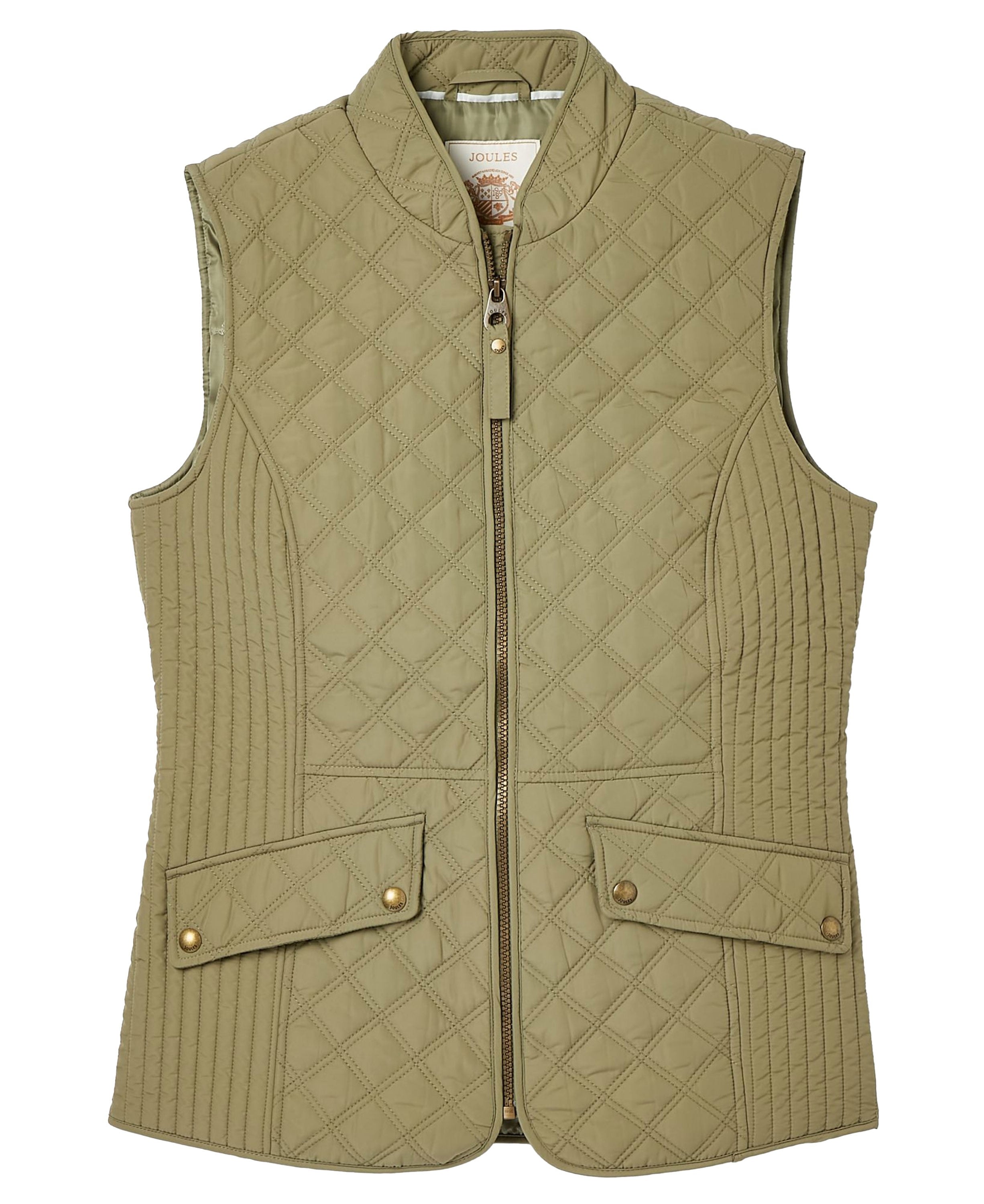 Minx Quilted Gilet                             Green