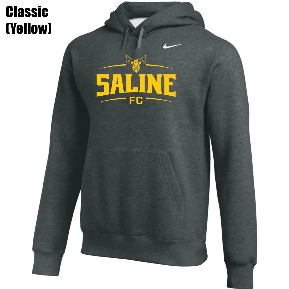 Nike Saline Club Hoody Youth (Dark Gray)