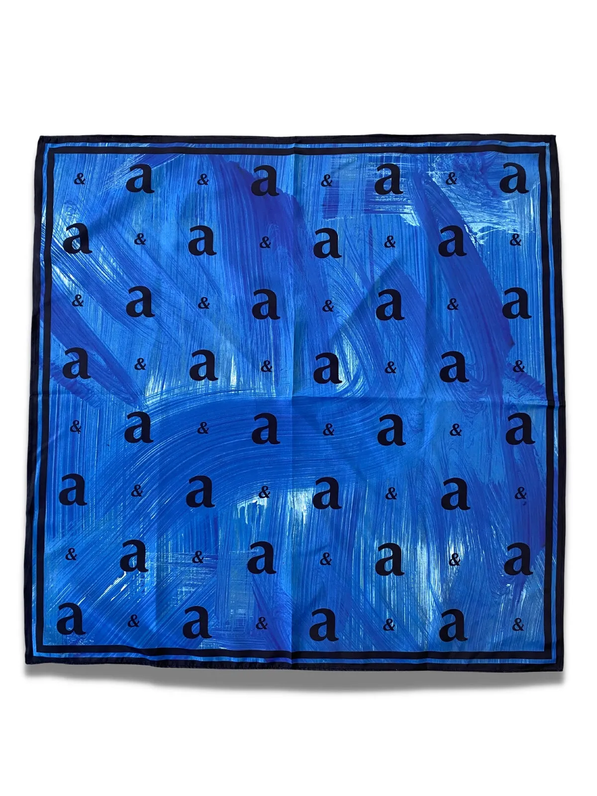 Paintbrush Stroke Monogram Scarf