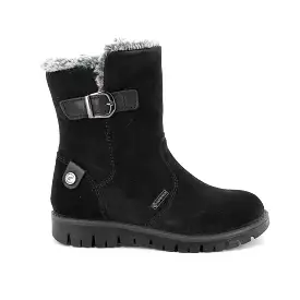 Primigi Girl's 2872311 (Sizes 36-39) Black Suede Gore-Tex Waterproof