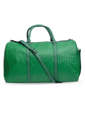 Quilted Green Duffle Bag