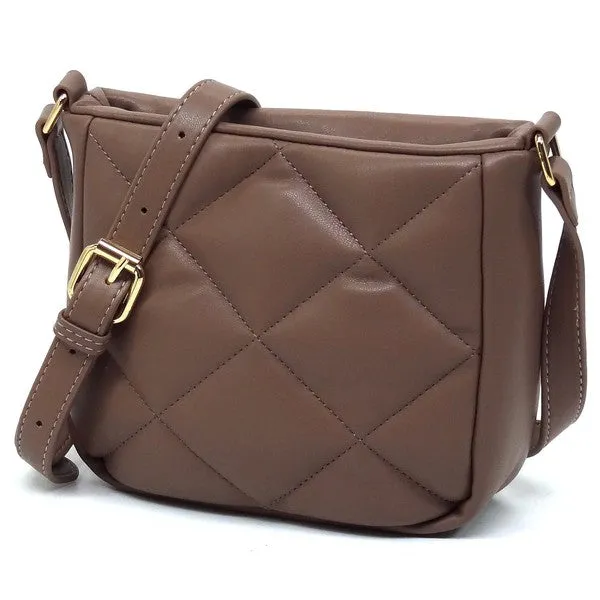 Quilted Puffy Crossbody Bag