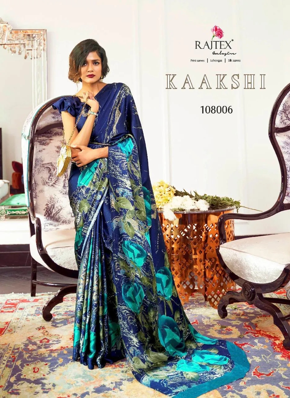 Rajtex Presents Kaakshi Fancy Fabric Designer Sarees