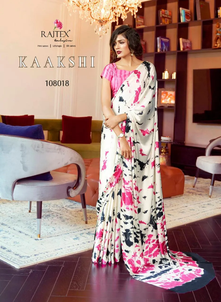 Rajtex Presents Kaakshi Fancy Fabric Designer Sarees