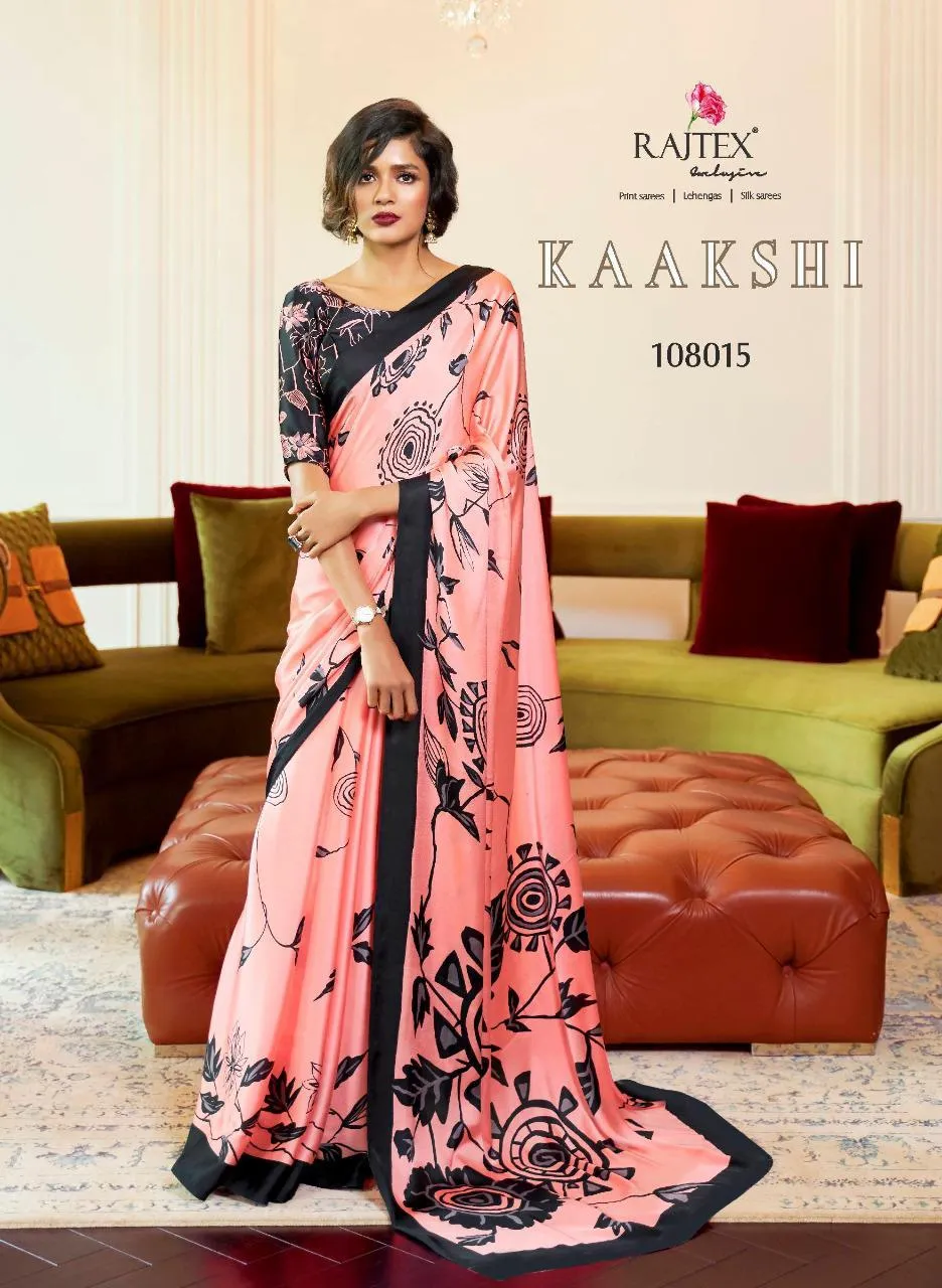 Rajtex Presents Kaakshi Fancy Fabric Designer Sarees