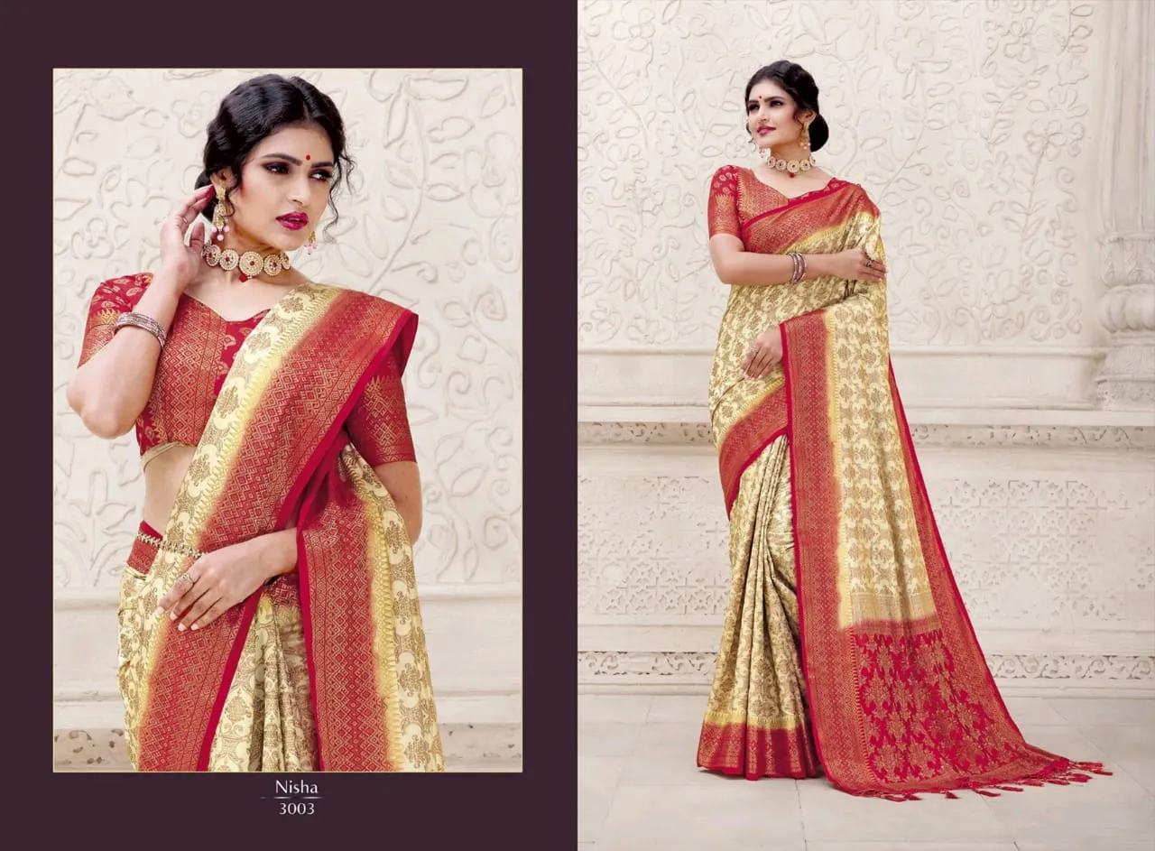 Reynolds Sarees Launched Noor Stylish Silk Heavy Sarees Collection