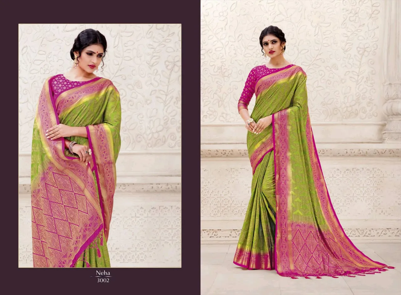 Reynolds Sarees Launched Noor Stylish Silk Heavy Sarees Collection