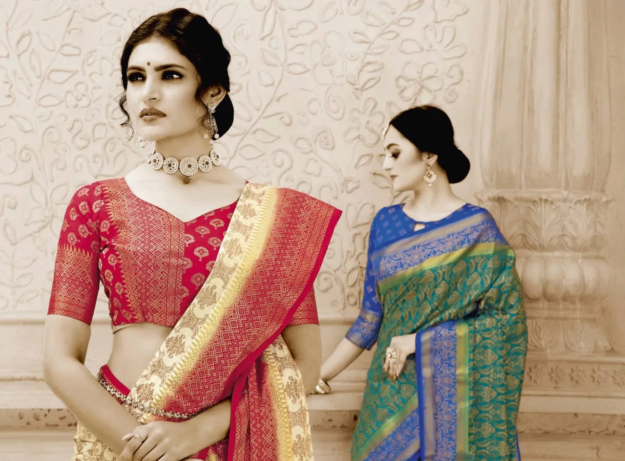 Reynolds Sarees Launched Noor Stylish Silk Heavy Sarees Collection