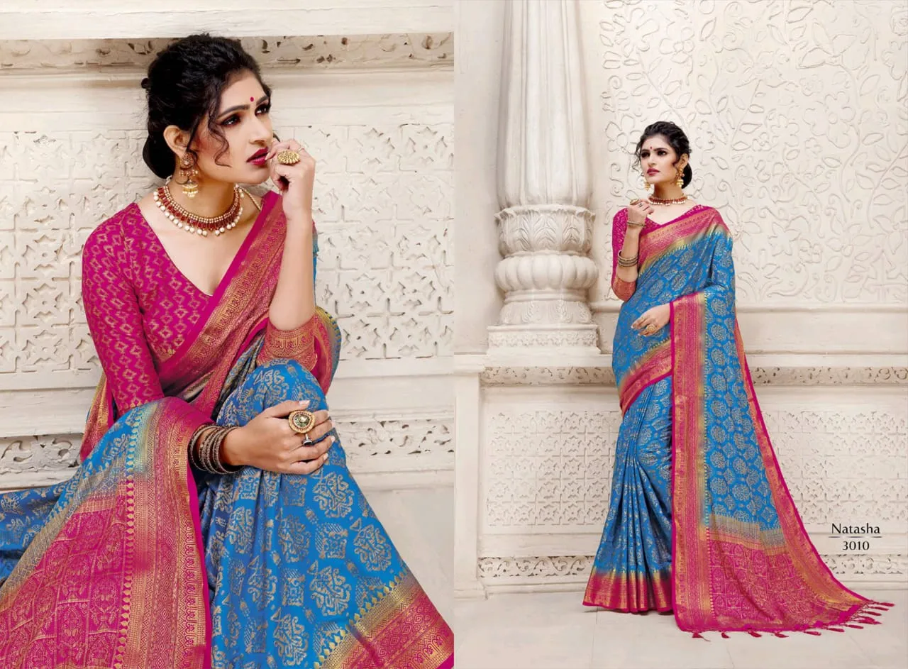 Reynolds Sarees Launched Noor Stylish Silk Heavy Sarees Collection