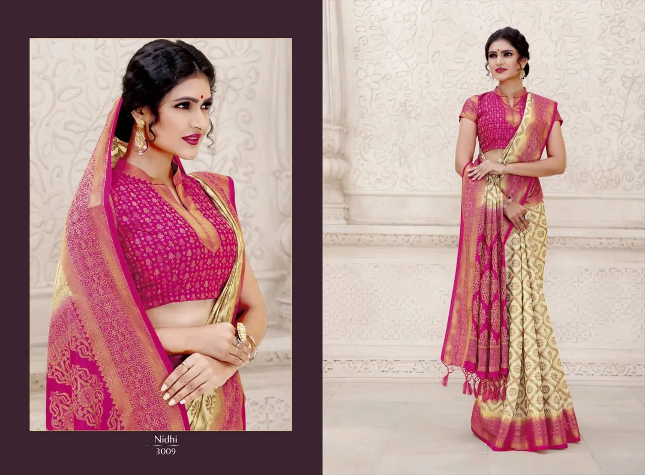 Reynolds Sarees Launched Noor Stylish Silk Heavy Sarees Collection