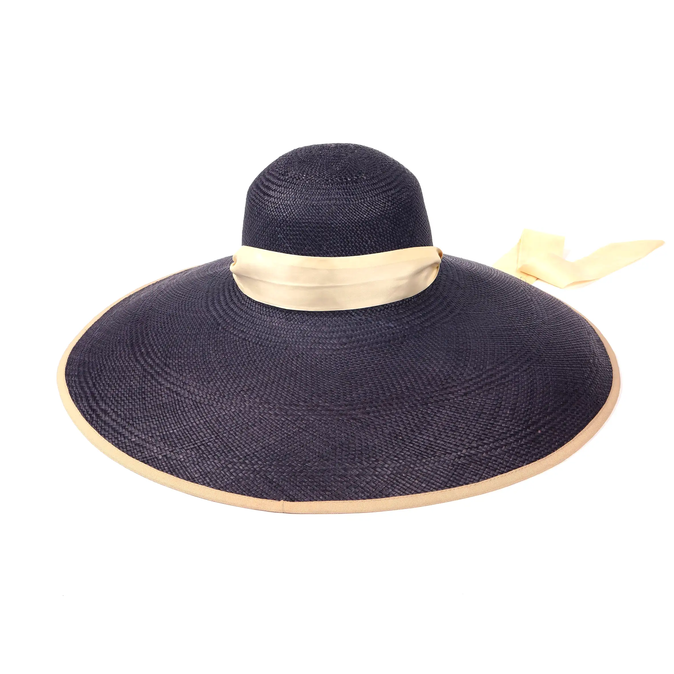 Rina Wide Brim Hat, Navy