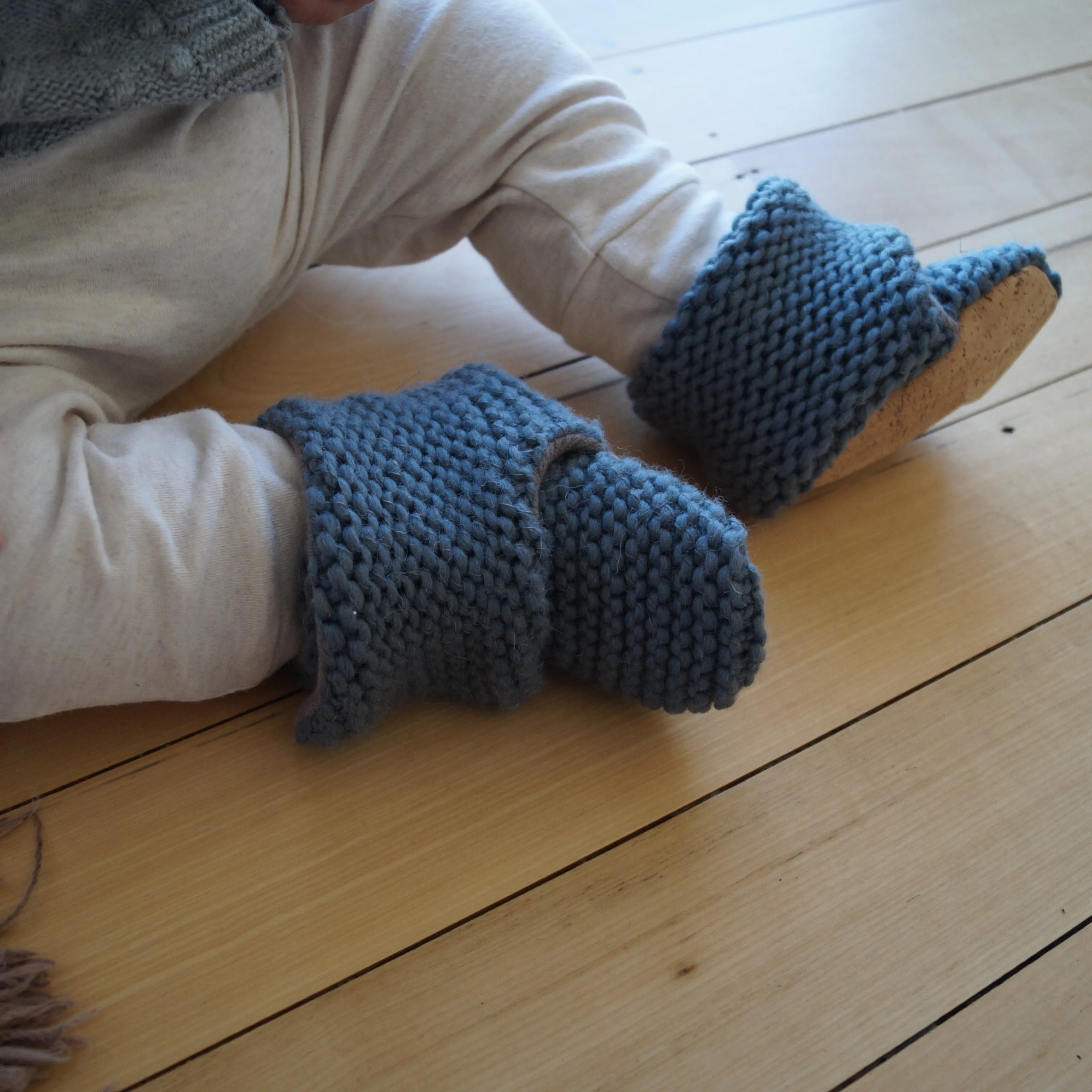 Rustic Wool Booties