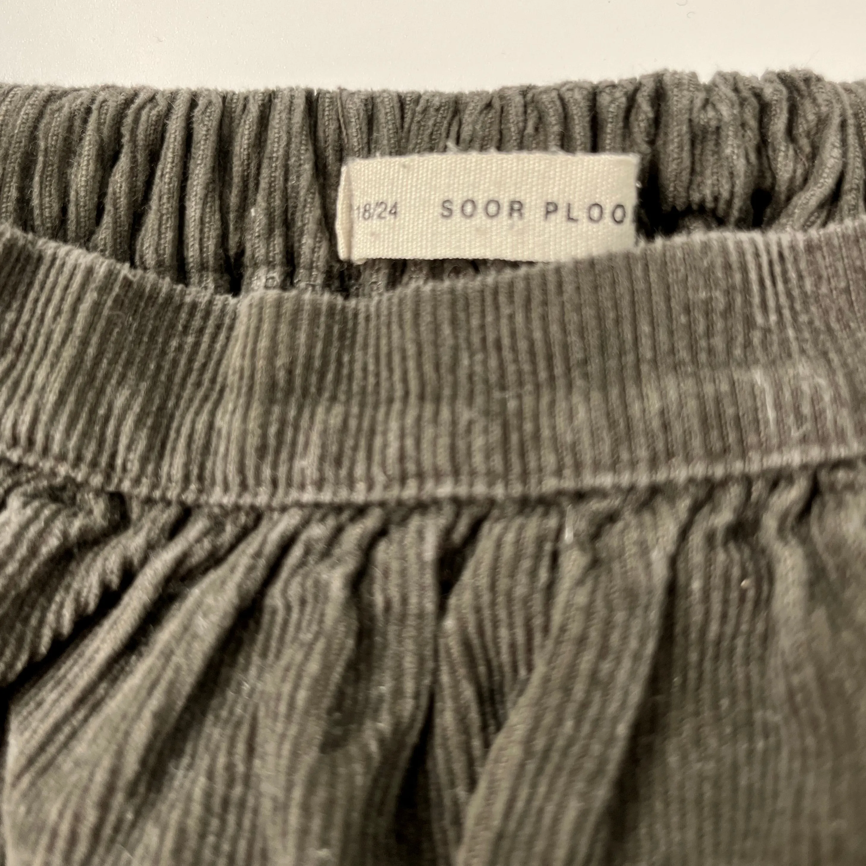 Soor Ploom Khaki Cord Bloomers: 18-24 Months