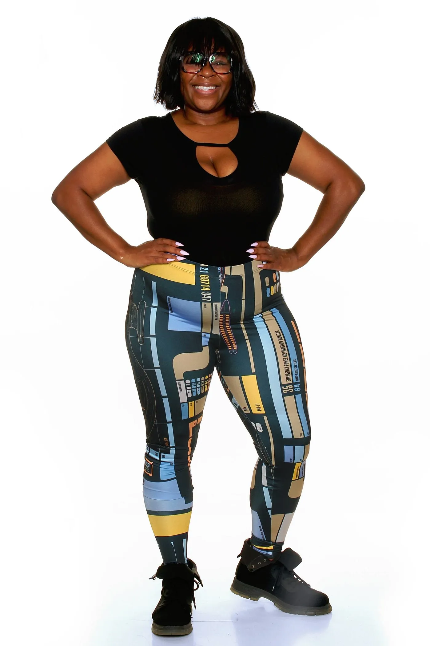 Star Trek Voyager LCARS Computer Leggings