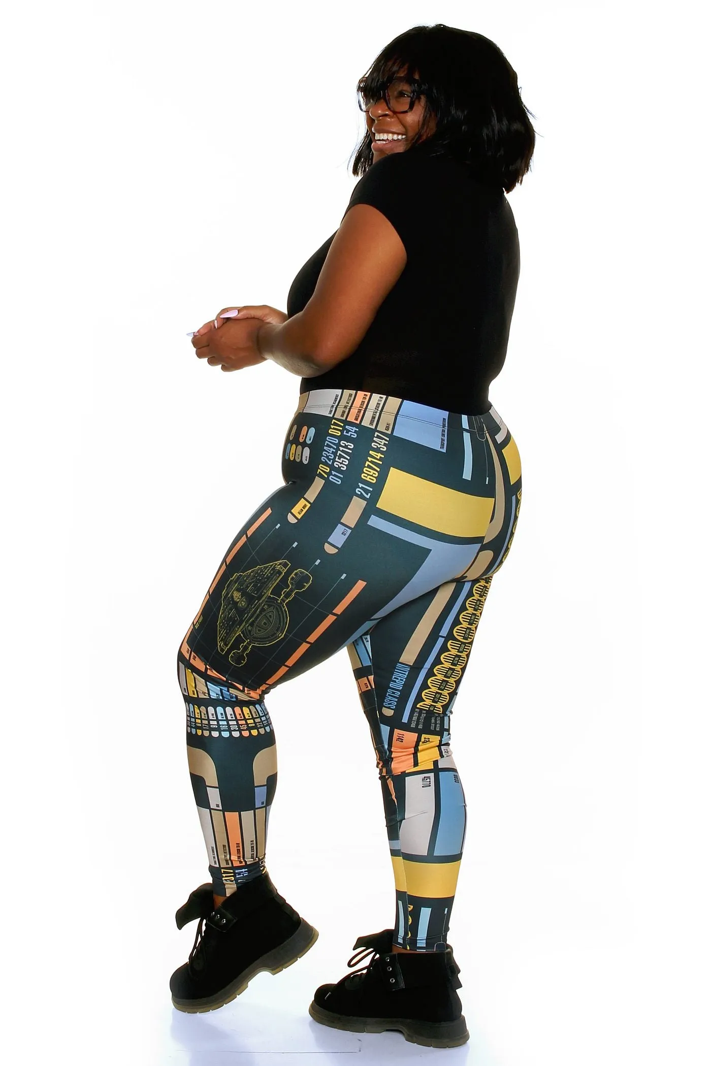 Star Trek Voyager LCARS Computer Leggings