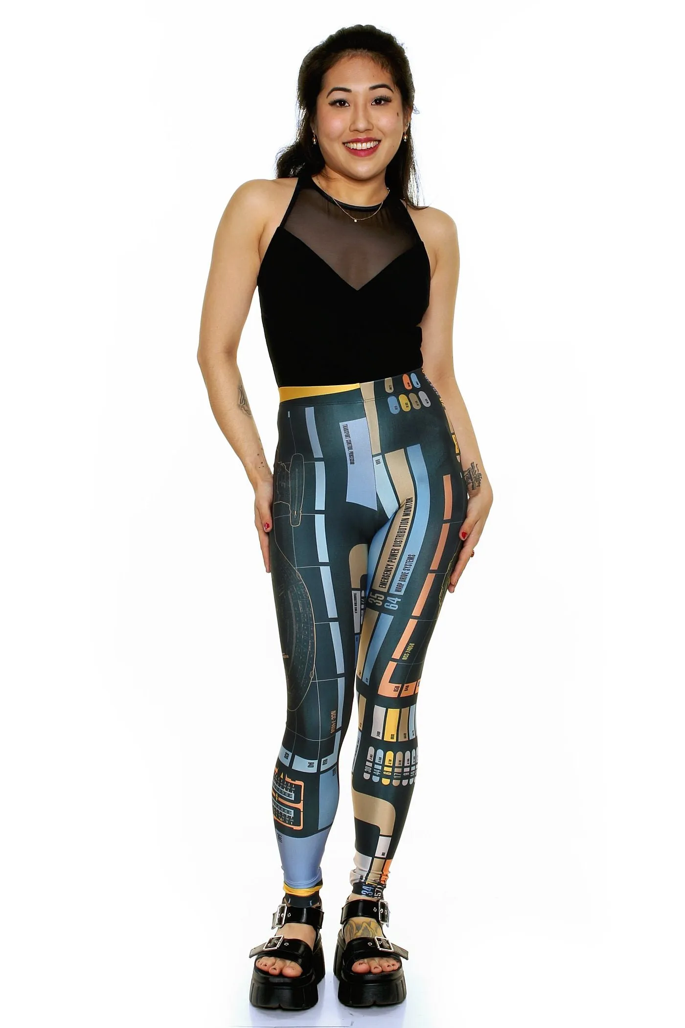 Star Trek Voyager LCARS Computer Leggings