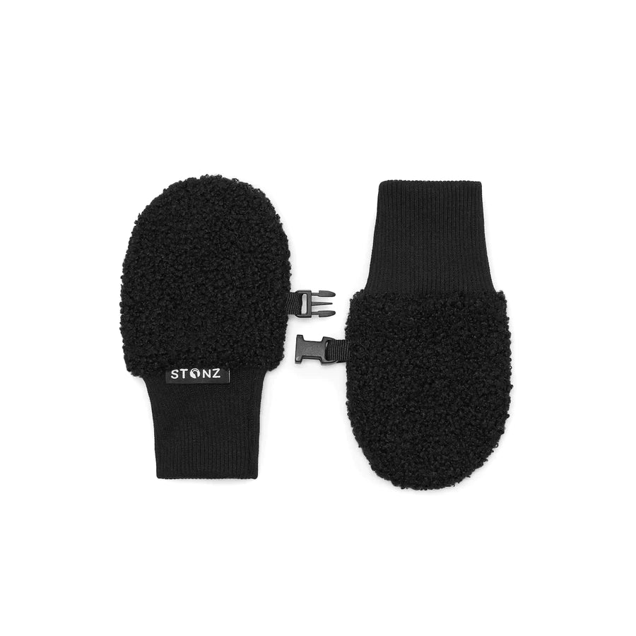 Stonz Baby Fleece Mitts - Black