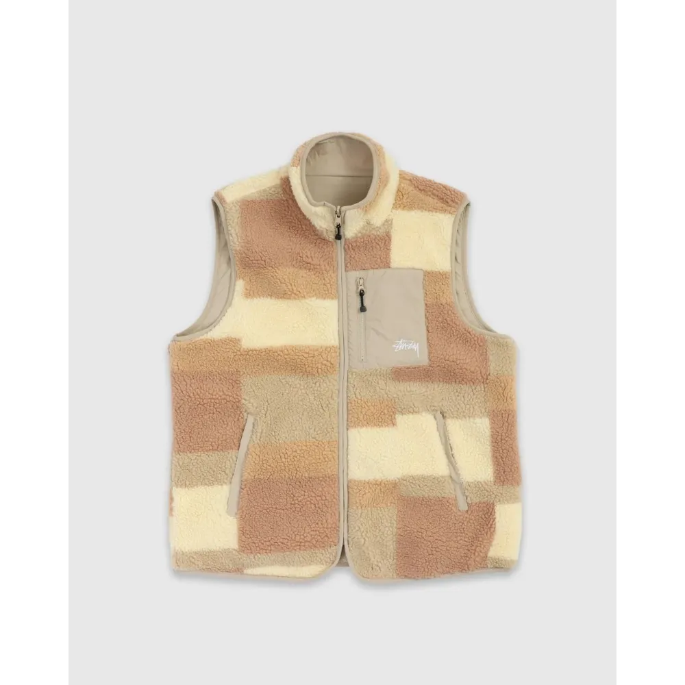 STUSSY  |Other Plaid Patterns Unisex Street Style Shearling Logo