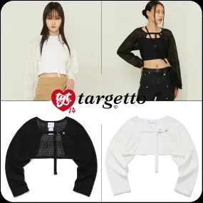 TARGETTO SEOUL  |Unisex Street Style Short Sleeves Logo Cardigans