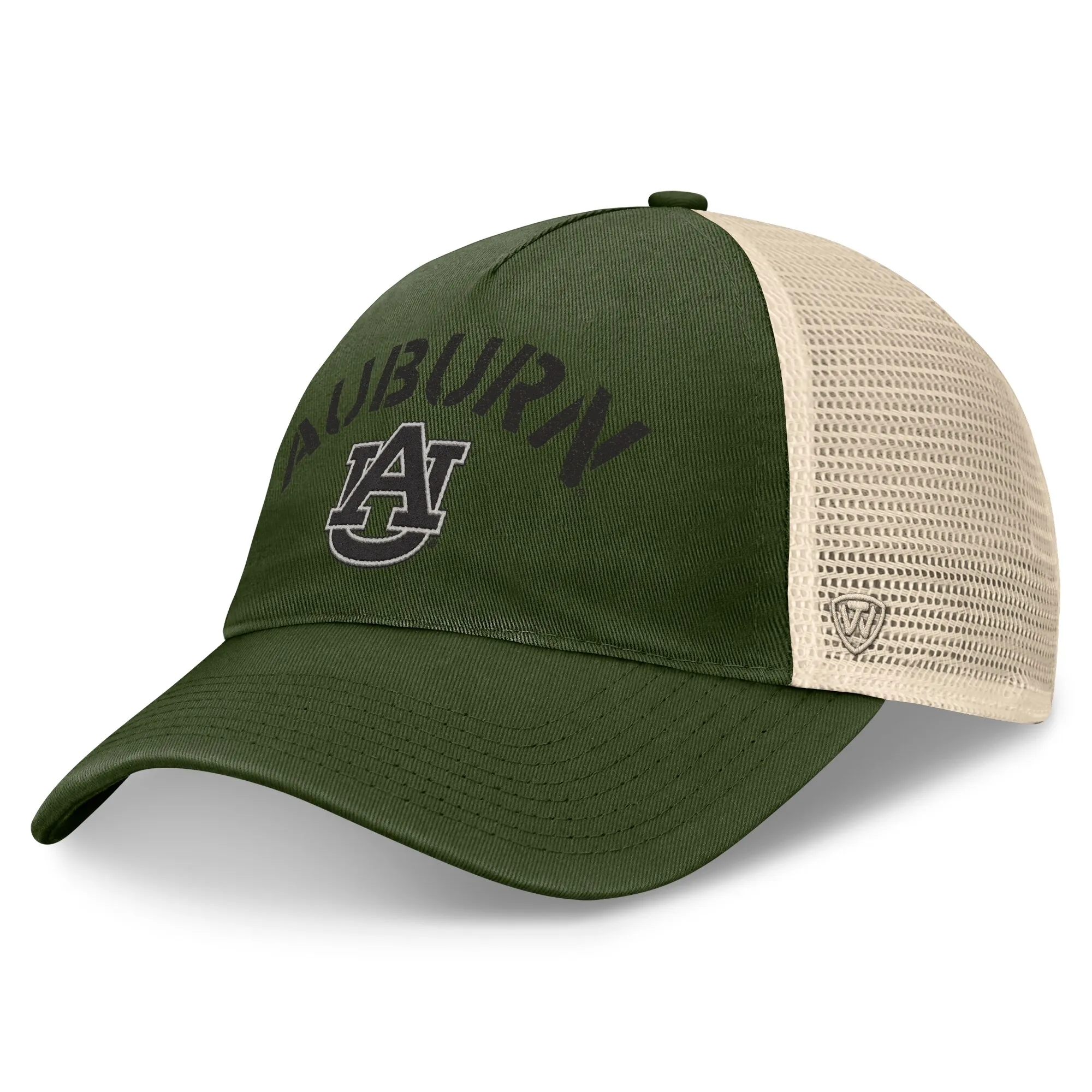 Top of the World Auburn Tigers Hunter Green OHT Military Appreciation Glory Trucker Adjustable Hat