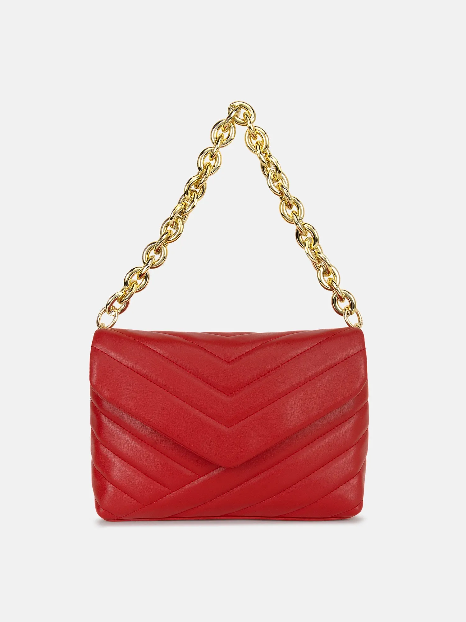 Trendy Quilted Chain Bag