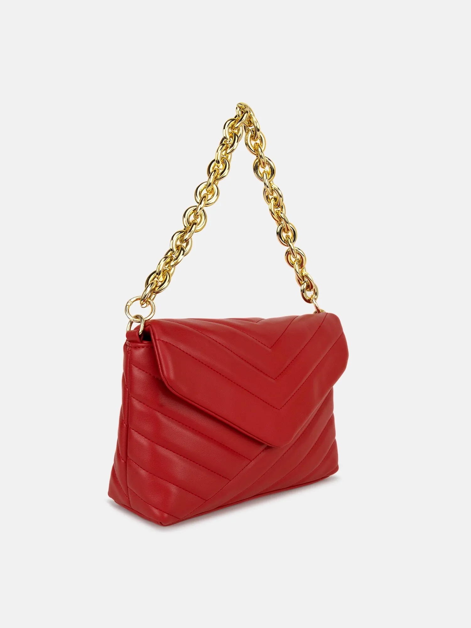 Trendy Quilted Chain Bag