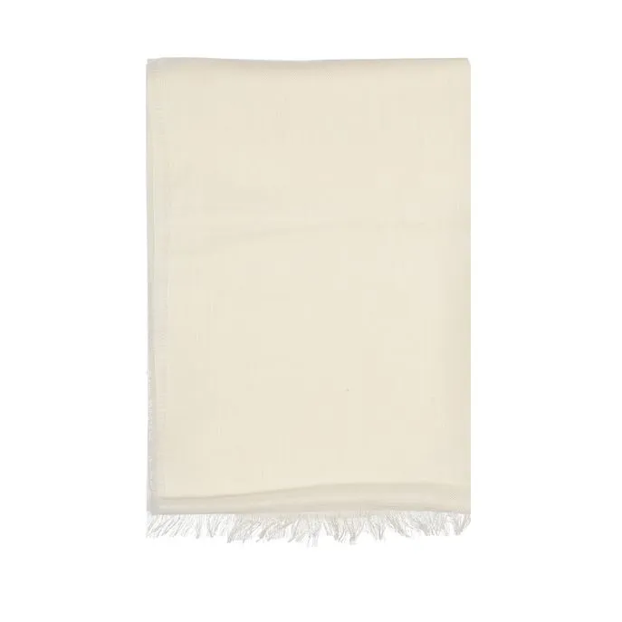 URAGANO CASHMERE SCARF Woman Ivory