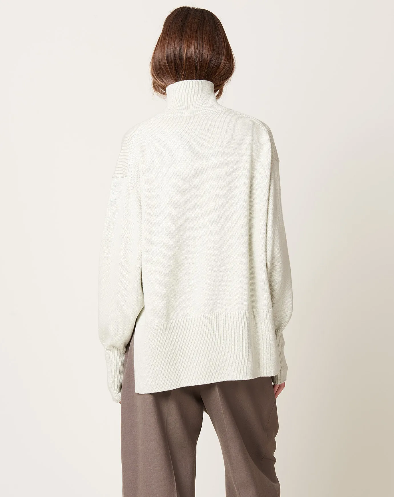 Viere Rollneck Sweater in Waterlily