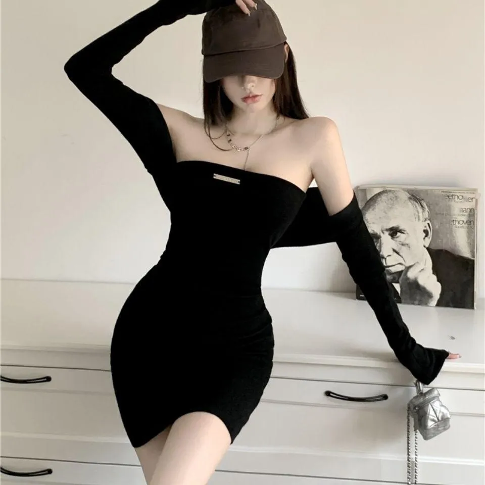 Vintage Bandage Sexy Dress Hollow Out Short Sleeve Dress