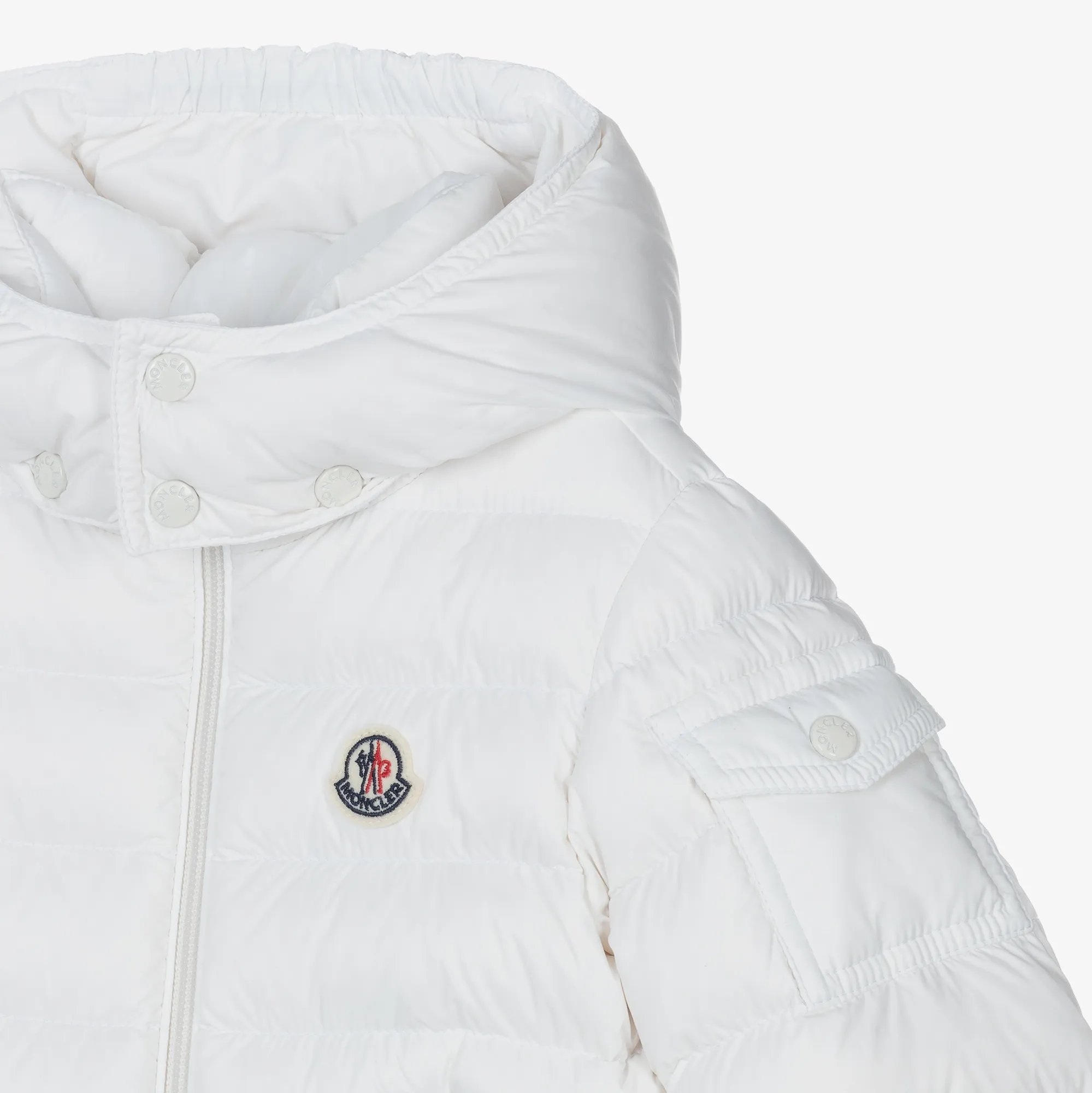 White Jules Down Puffer Jacket